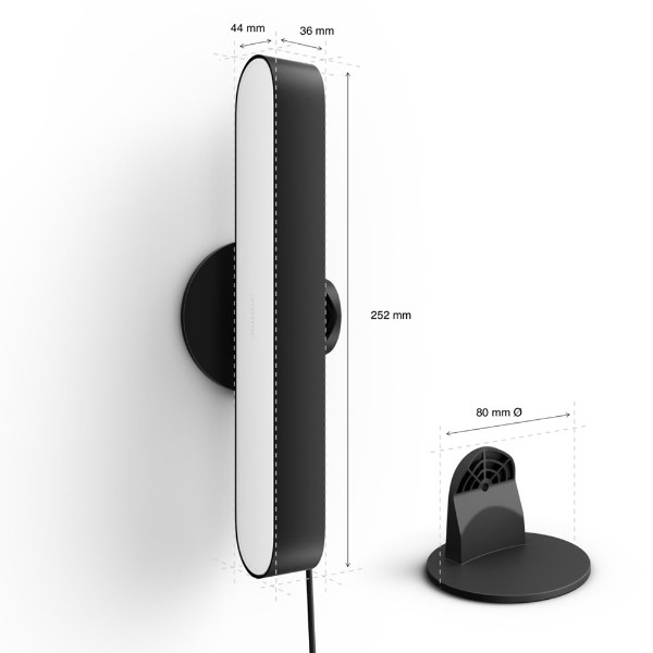 Philips - Hue Play Light Bar Extension Pack - Black - Packshot 4