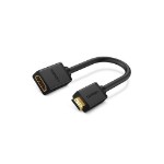 UGREEN Mini HDMI Male to HDMI Female Adapter Cable 22cm 4K Support Black - Packshot 1