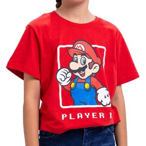 Nintendo - Super Mario Bros - Player 1 Kids T-Shirt