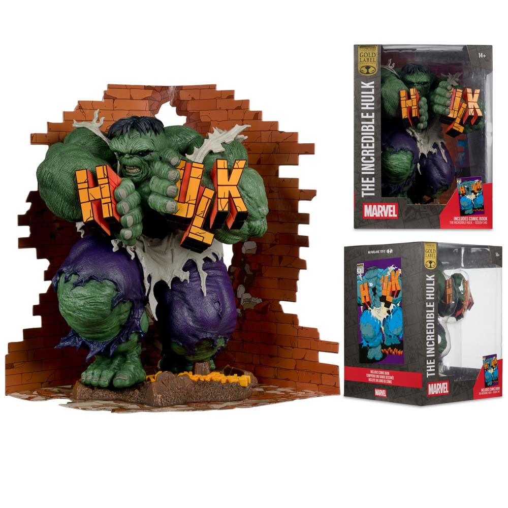 Marvel – Hulk -  The Incredible Hulk (Issue #345) Gold Label Figure - Packshot 5