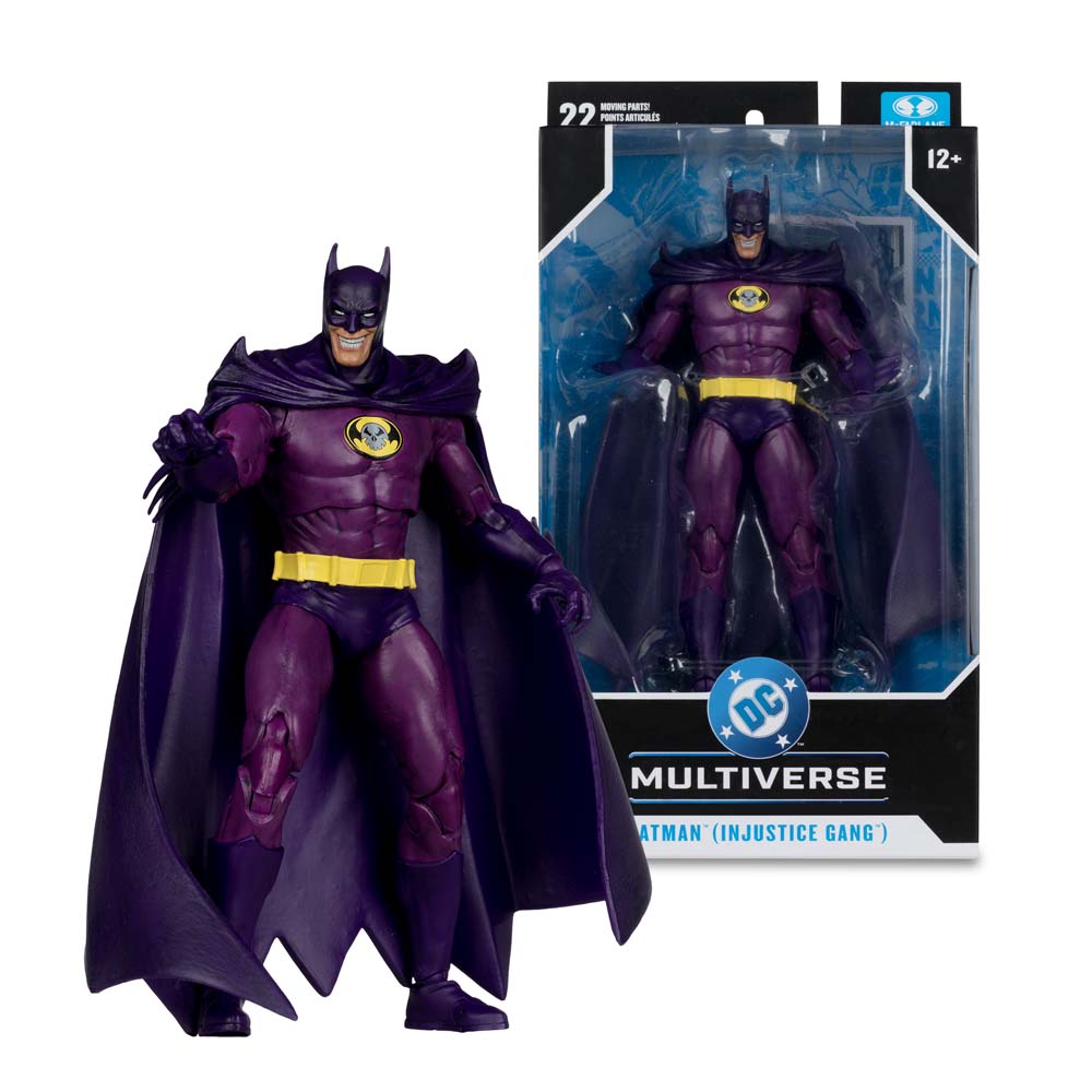 DC Comics - Batman - Multiverse Batman (Injustice Gang) (JLA: Rock of Ages) 7" Action Figure Red Platinum Edition - Packshot 3