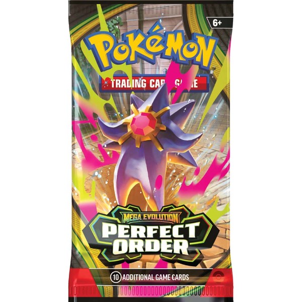 Pokemon - TCG - Mega Evolution Perfect Order Booster - Toys and  Collectibles - EB Games Australia