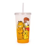 Garfield - Garfield & Odie Tumbler with Straw