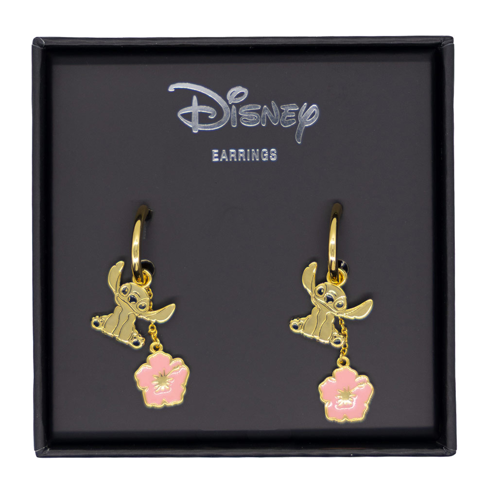 Disney - Lilo & Stitch (2025) - Stitch Flower Hoop Earrings - Packshot 4