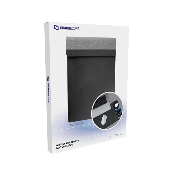 Laser Wireless Charging Laptop Sleeve Up to 16 Inch - Black - Packshot 5