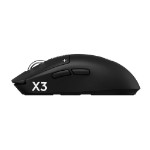 Logitech - PRO X3 SUPERSTRIKE Wireless Gaming Mouse - Black - Packshot 3