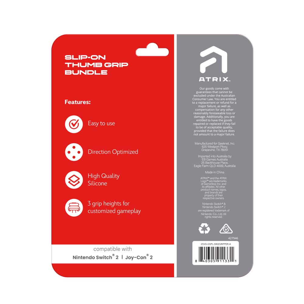 Atrix - Joy-Con 2 Slip-On Thumb Grip Bundle - Packshot 5