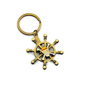 One Piece - Jolly Roger Spinner Wheel Keyring