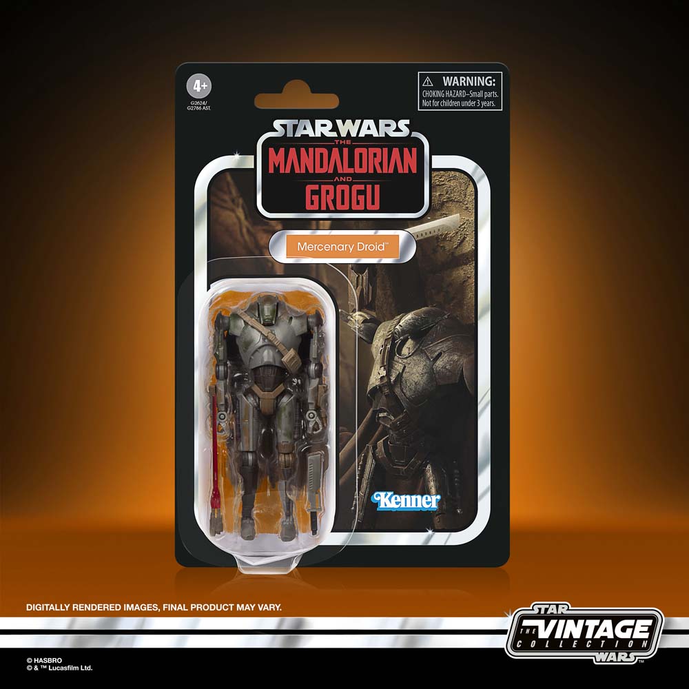The Mandalorian and Grogu - The Vintage Collection - Mercenary Droid Action Figure - Packshot 3