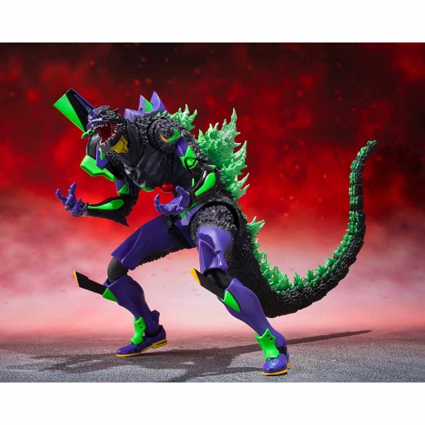 Godzilla vs. Evangelion - S.H.MonsterArts Evangelion Unit-01 “G” Awakening Form Figure - Packshot 4