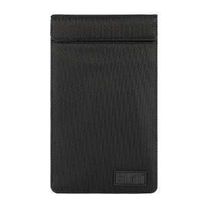 SLNT - Faraday RFID Blocking Phone Sleeve - Medium Plus (Black)