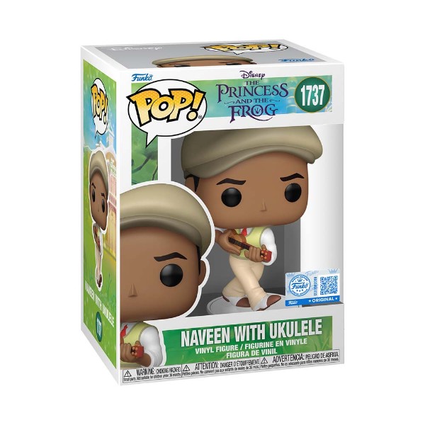 Disney - The Princess and the Frog - Naveen with Ukulele Pop! Vinyl Figure - Packshot 2