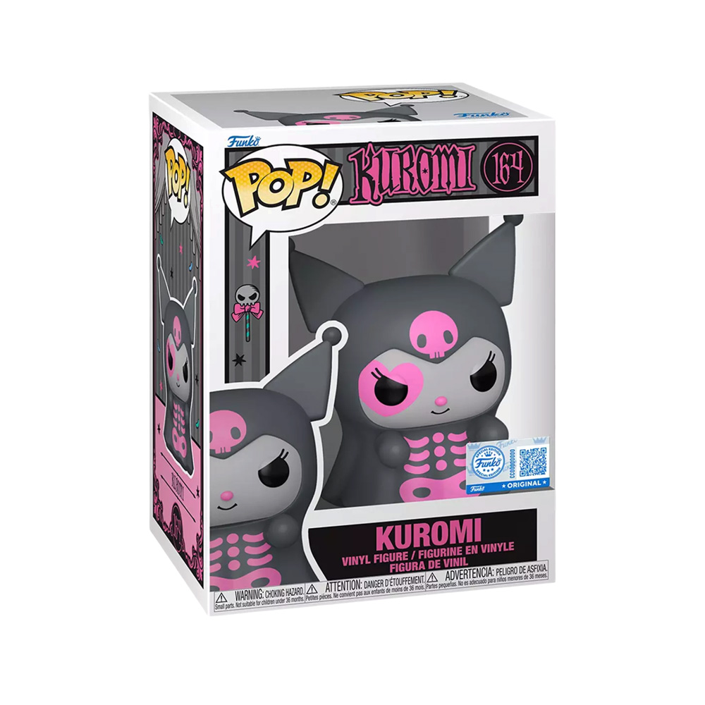 Sanrio - Kuromi Skeleton Pop! Vinyl Figure - Packshot 2