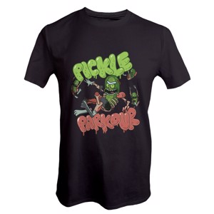 Rick and Morty - Pickle Parkour Grey T-Shirt