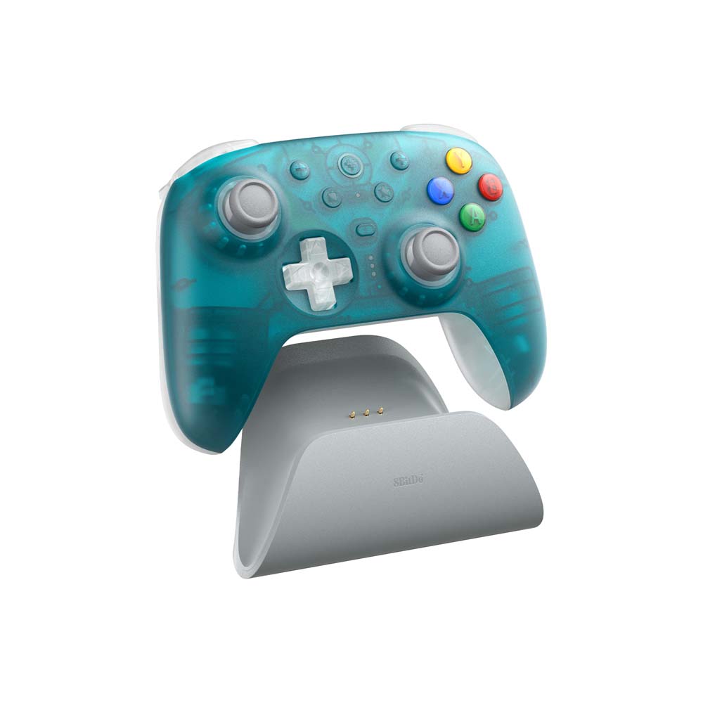8BitDo Ultimate 2 Wireless Controller - Clear Blue - Packshot 4