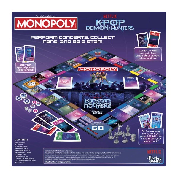 Monopoly - KPop Demon Hunters Edition Board Game - Packshot 6