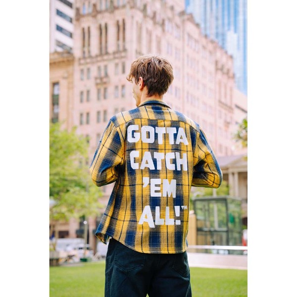 Pokemon - Gotta Catch 'Em All! Flannel Long-Sleeve Shirt - Packshot 6