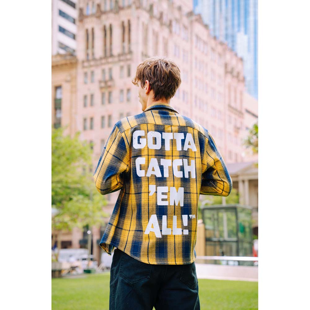 Pokemon - Gotta Catch 'Em All! Flannel Long-Sleeve Shirt - Packshot 6