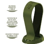4Gamers Panther Gaming Headset Wave Forest + Headset Stand with Base - Packshot 6