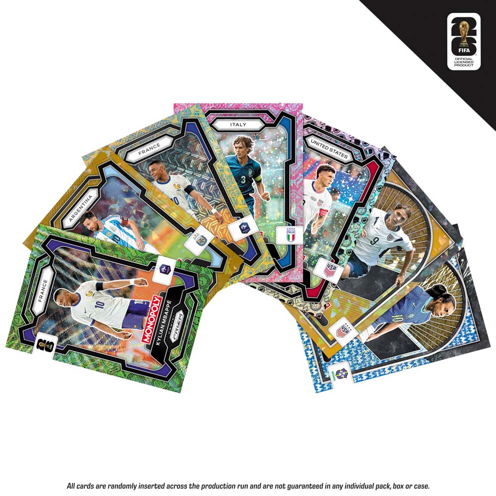 Monopoly Panini Prizm FIFA World Cup Trading Cards Booster Blaster Box - Packshot 4