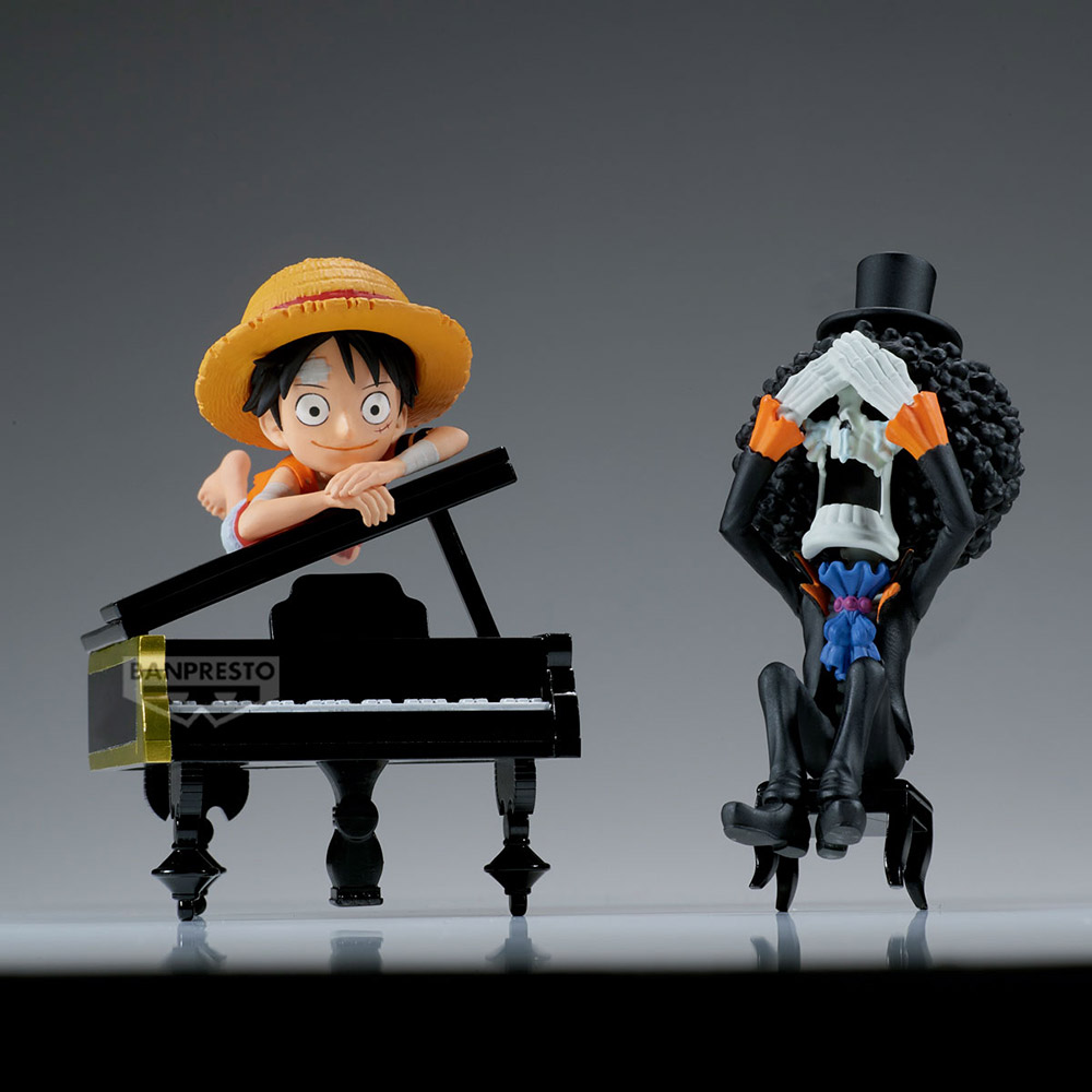 ワンピース ONEPIECE 掛け軸 ルフィ ブルック Luffy Brook We Heart It