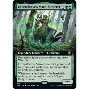 Magic: the Gathering - TCG - Dominaria United - Greensleeves, Maro-Sorcerer (Extended Art) 77 Foil