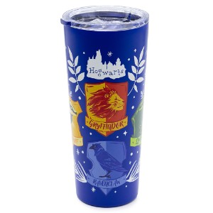 Harry Potter - Hogwarts House Shields Premium Travel Mug