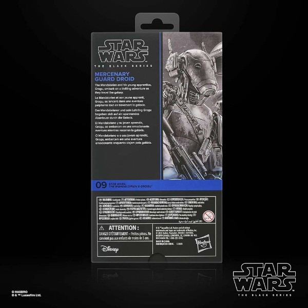Star Wars - The Mandalorian and Grogu - The Black Series - Mercenary Guard Droid Action Figure - Packshot 3