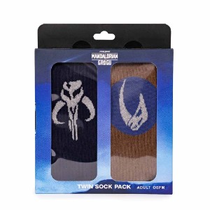 Star Wars - The Mandalorian Mando & Grogu Twin Sports Sock Pack