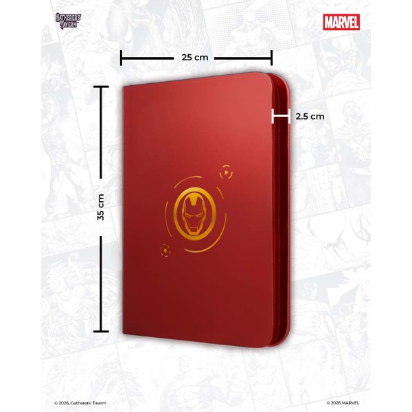 Gatherer’s Tavern – TCG – Marvel Super Heroes Domaru 9 Pocket Binder – Iron Man - Packshot 4
