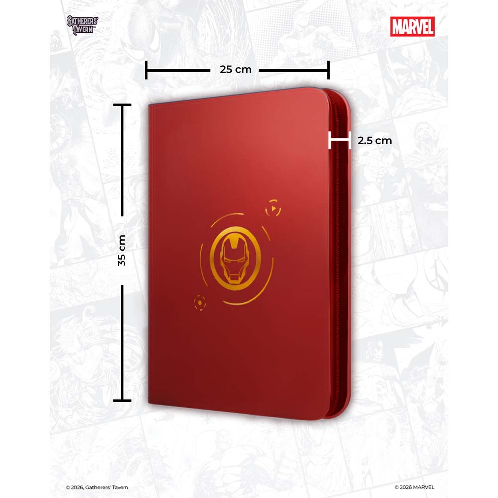 Gatherer’s Tavern – TCG – Marvel Super Heroes Domaru 9 Pocket Binder – Iron Man - Packshot 4