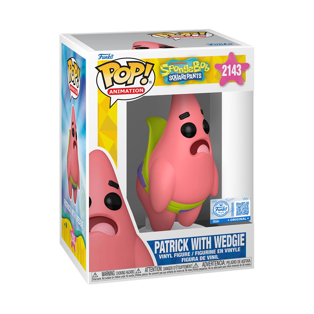 SpongeBob SquarePants - Patrick with Wedgie Pop! Vinyl Figure - Packshot 3