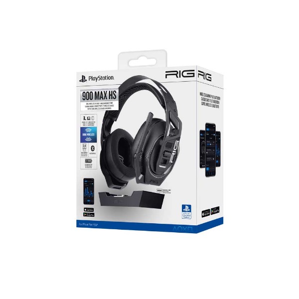 RIG - 900 Max Dual Wireless Gaming Headset + Charging Stand - Black - Packshot 5