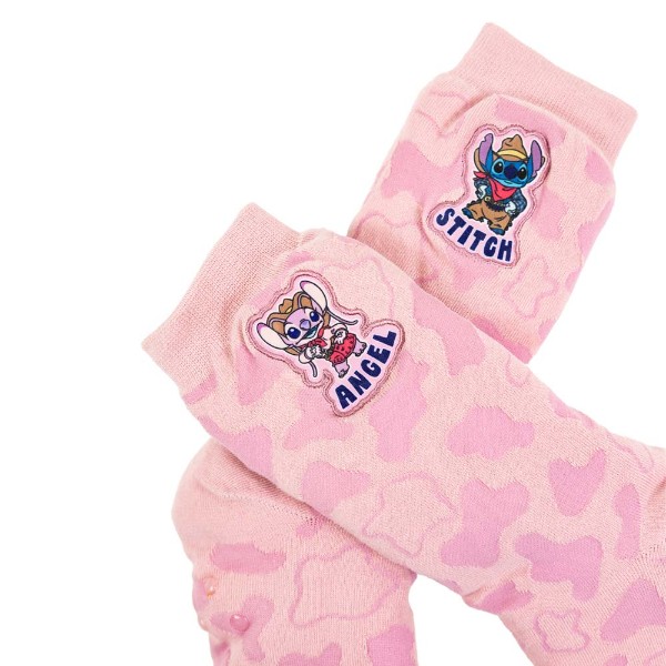 Disney - Lilo & Stitch - Stitch & Angel Western Fleece Socks - Packshot 3