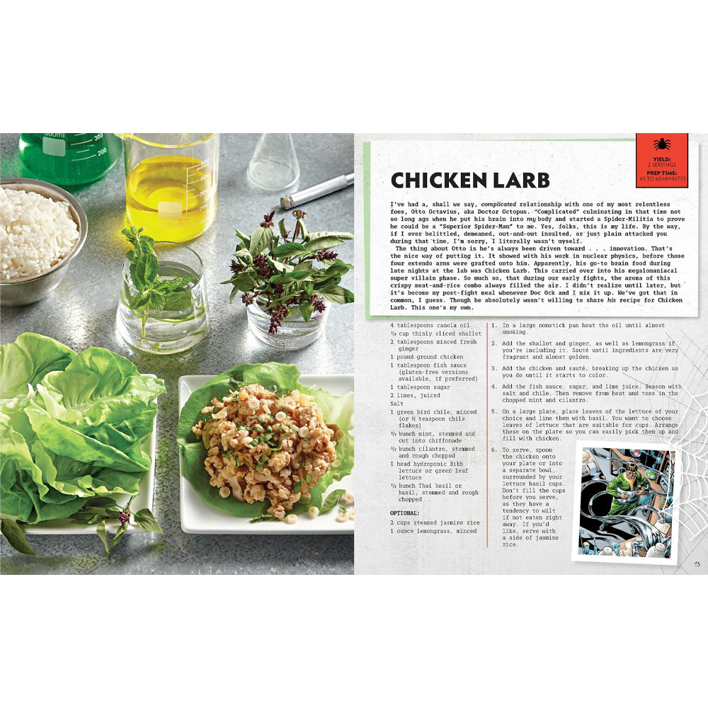 Marvel - Spider-Man - The Official Cookbook: Your Friendly Neighborhood Guide to Cuisine from NYC, the Spider-Verse & Beyond - Packshot 3