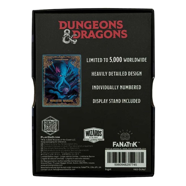Dungeons & Dragons – Monster Manual Alternate Cover Ingot - Packshot 4