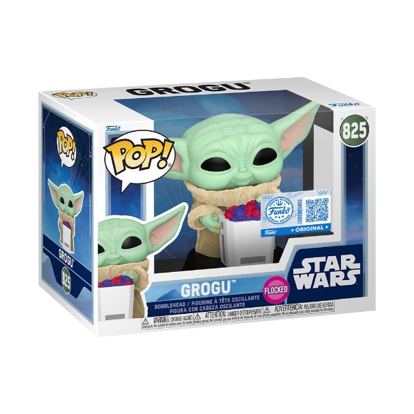 Star Wars - The Mandalorian & Grogu - Grogu Flocked Pop! Vinyl Figure - Packshot 2
