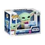 Star Wars - The Mandalorian & Grogu - Grogu Flocked Pop! Vinyl Figure - Packshot 2