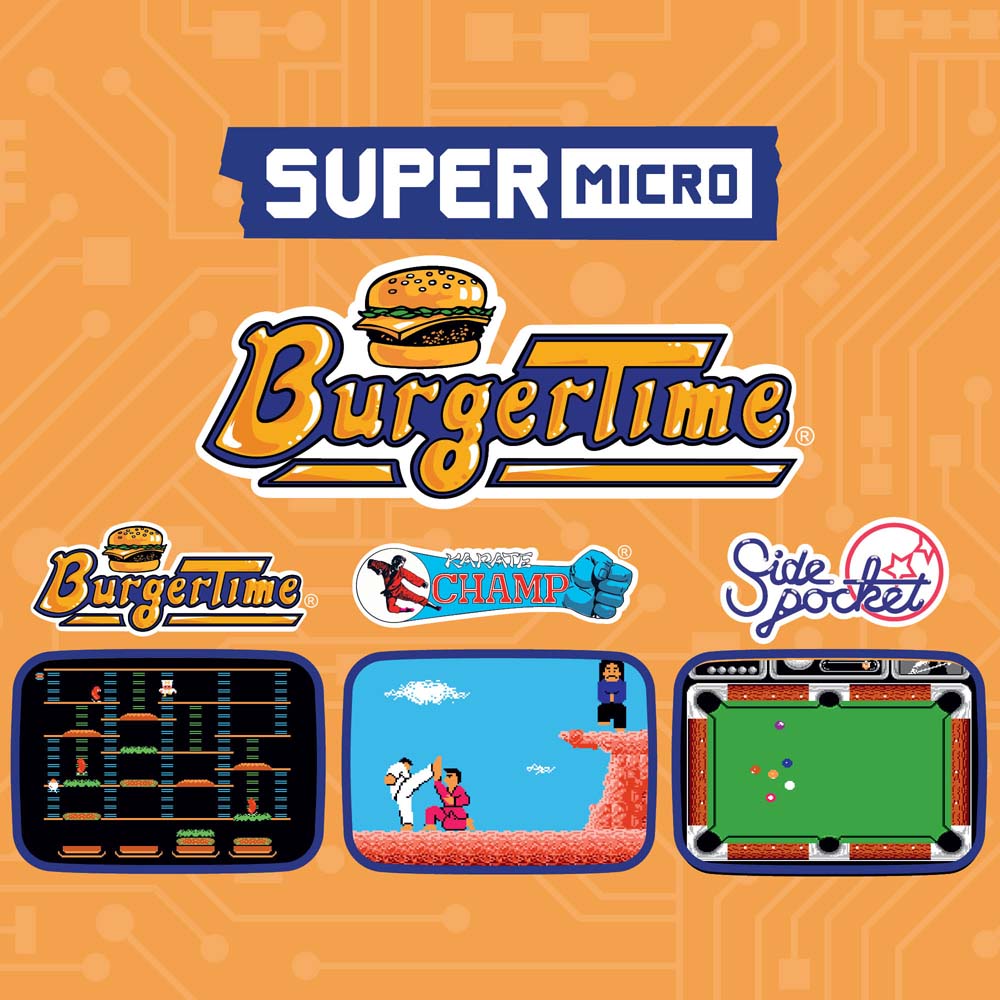HyperMegaTech! Super Micro Keychain Gamer Console - BurgerTime Edition - Packshot 4