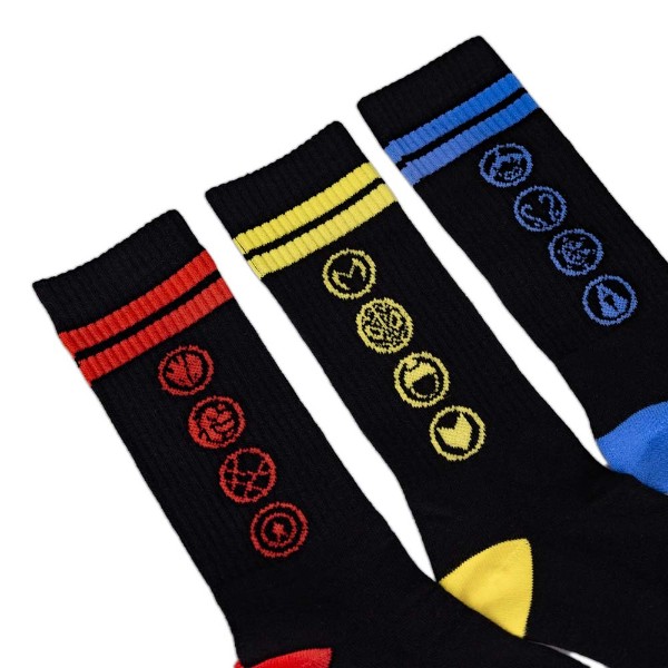 Marvel Rivals - Hero Role Adult 7-11 Sport Socks 3-Pack - Packshot 2