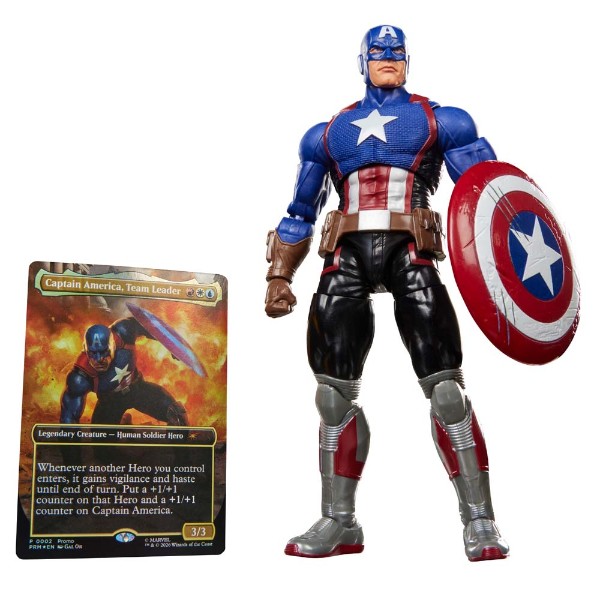 Marvel x Magic: The Gathering - Captain America Marvel Legends Action Figure - Packshot 1