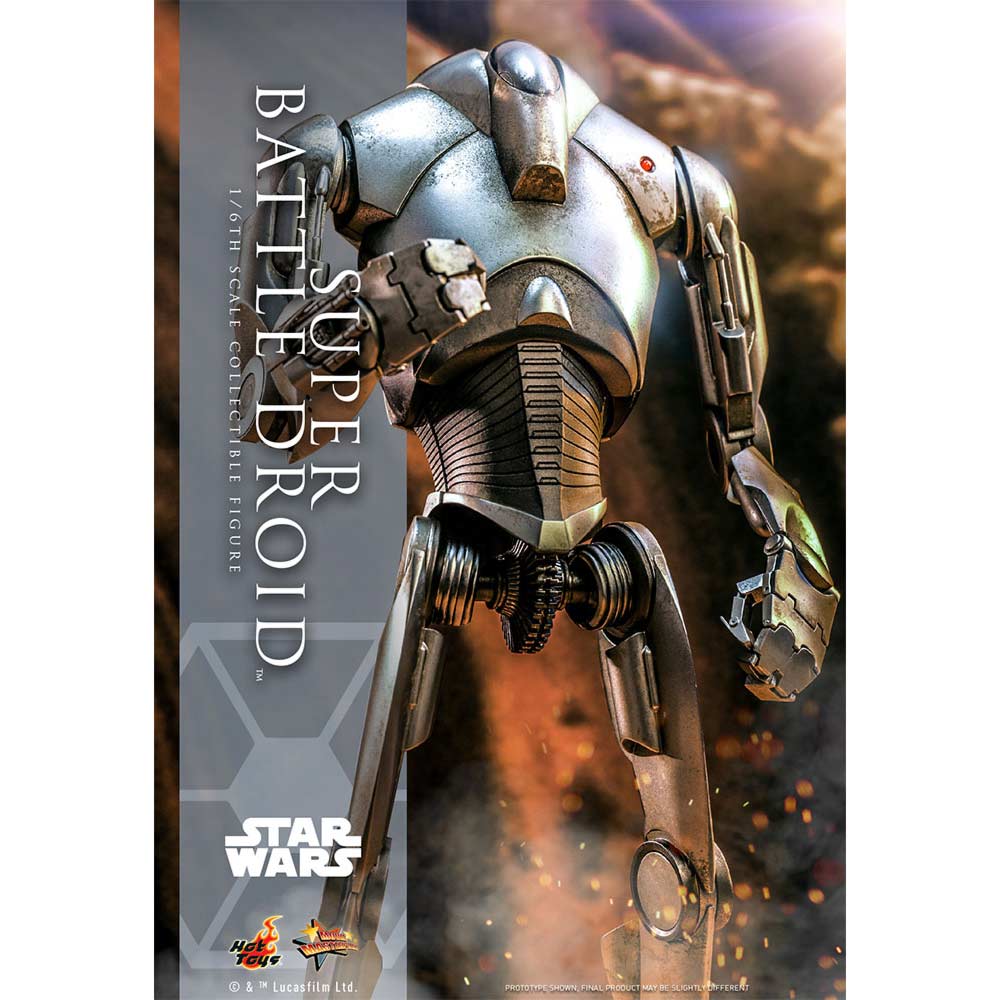 Star Wars - Attack of the Clones Super Battle-Droid 1/6 Scale Action Figure - Packshot 2