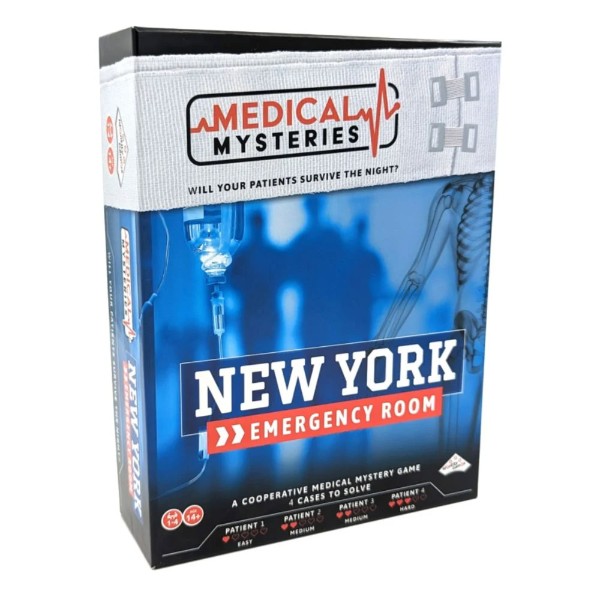 Medical Mysteries New York Emergency Room Board Game - Packshot 1
