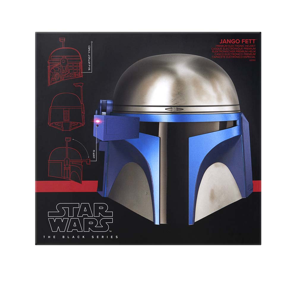 Star Wars - Attack of the Clones - The Black Series Jango Fett Premium Electronic Helmet - Packshot 6