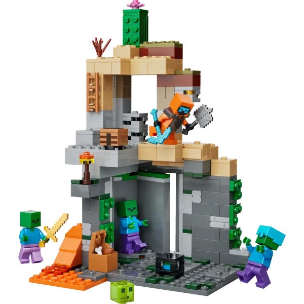 Minecraft - LEGO Zombie Dungeon #21587 - Packshot 1