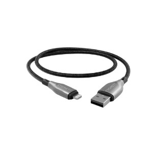 Cygnett - Armoured 1m Lightning to USB-A Cable - Black