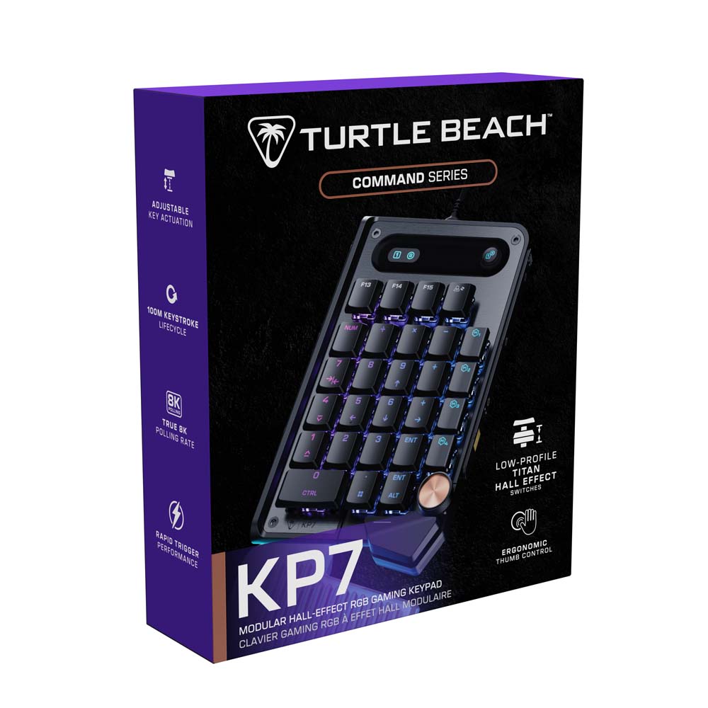 Turtle Beach - Command Series KP7 Wired Modular Hall Effect Keypad - Packshot 6