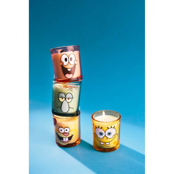 SpongeBob SquarePants - Bikini Bottom Gang Glass Candle Set 4-Pack - Packshot 4