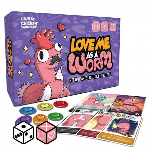 Love Me As a Worm Dice Game - Packshot 2