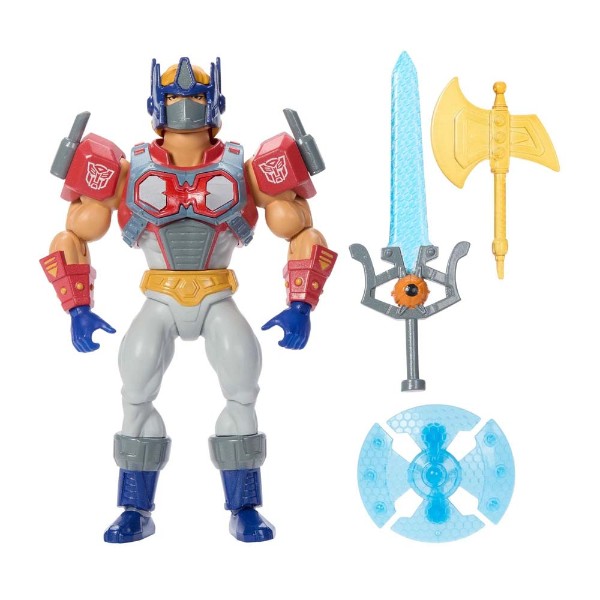 Masters of the Universe x Transformers - Optimus Prime Armor He-Man Origins Action Figure - Packshot 1